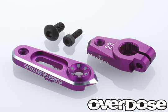OD2802 JT Aluminium Direct Servo Horn 23 (Purple Sanwa, KO)
