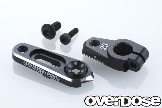 OD2804 JT Aluminium Direct Servo Horn 23 (RED Sanwa, KO)