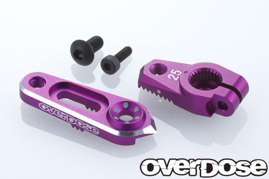 OD2805 JT Aluminium Direct Servo Horn 25 (Purple Futaba)