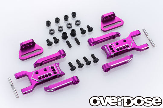 OD2855 Adjutable Aluminium Rear Sus Arm Type 3 (Purple)