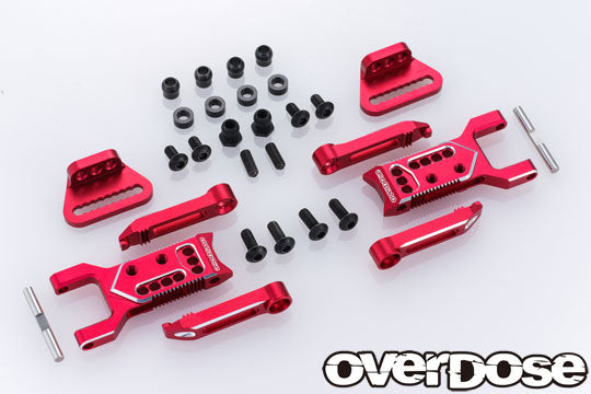 OD2856 Adjutable Aluminium Rear Sus Arm Type 3 (Red)