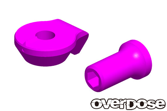 [PO MAY 2023] OD3565 Adjustable Nut & Knuckle Stopper Purple for