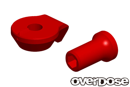 [PO MAY 2023] OD3566 Adjustable Nut & Knuckle Stopper Red for OD