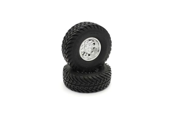 OLTH001SM Complete Chrome Wheel __Tire Set (2pcs)