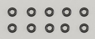 ORG03BK O-Ring(P3/Black)10Pcs