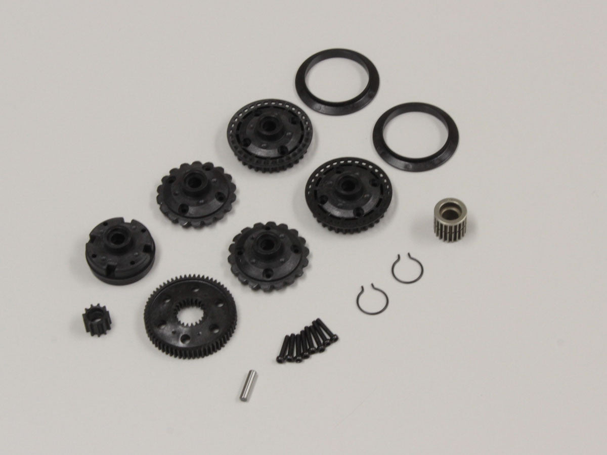 OT208 Differential Gear Case and Pulley (Optima)