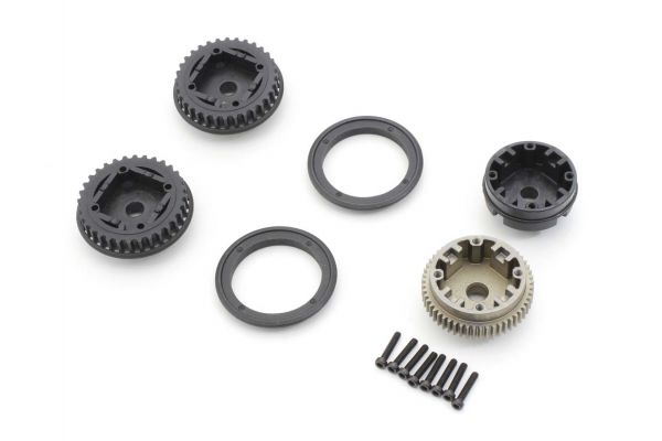 OT256 Diff Gear Case __Pulley (OPTIMA Mid)