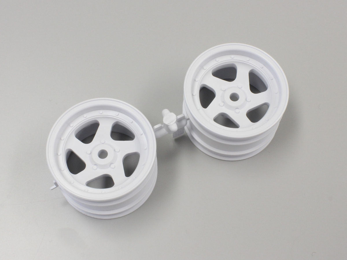 OTH244W Five-Spoke Wheel 43mm White 2pc (Optima)