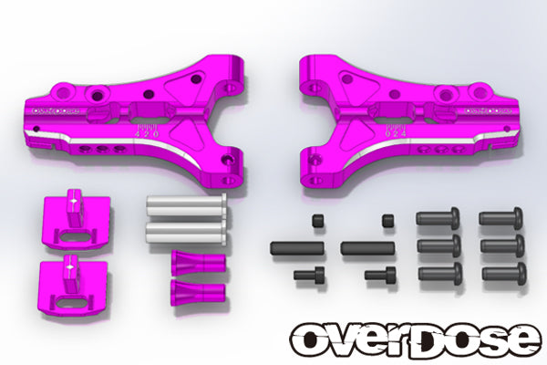 OD1709 Aluminium Front Sus Arm for Divall / Vacula Purple