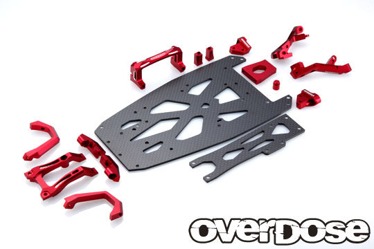 OD2250 XEX Carbon Chassis Kit / RED (XEX / Vspec / Spec.R)