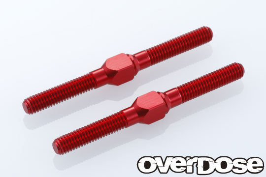 OD1526 Aluminium Trunbuckle 34mm (red / 2pcs)