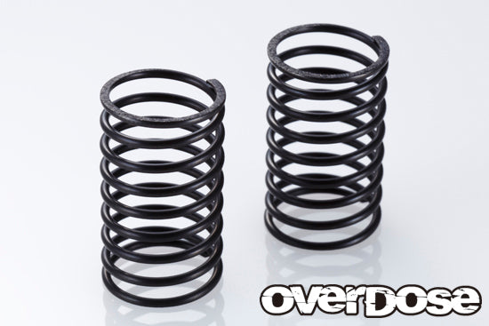OD1560b Shock Spring, 1.3, 9 coil, 28mm, black 2pc