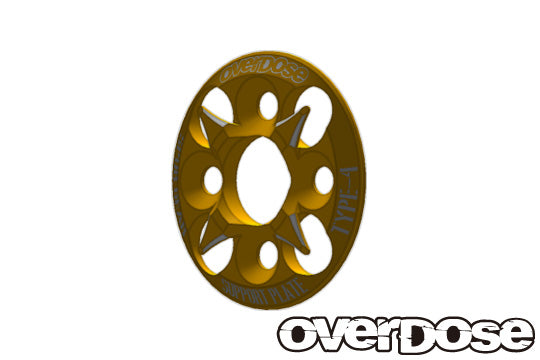 OD1657 Spur Gear Support Plate Type 4 (Gold)