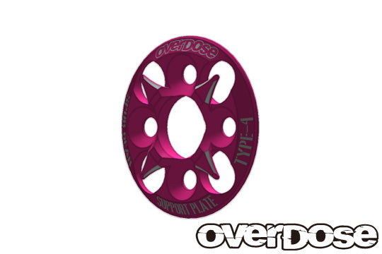 OD1659 Spur Gear Support Plate Type 4 (Pink)