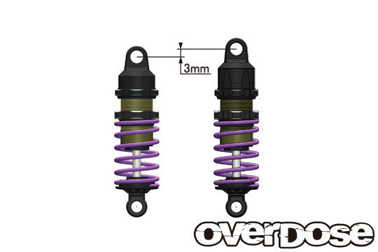 OD1988 Long Aluminium Shock Bracket for HG Shock 4pcs