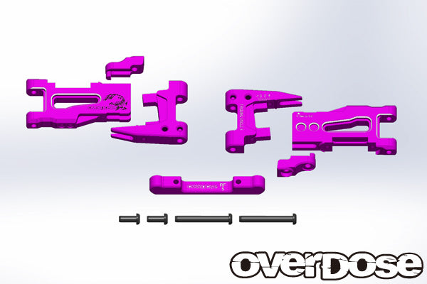 OD1994 Adjustable Alumi Rear Suspension Arm 5deg Purple