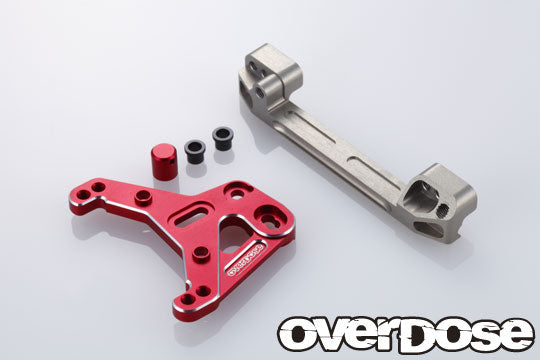 OD2066 Aluminium Slide Rack Steering Set Red for XEX / Vspec