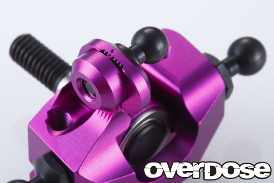 OD2079 Adjustable Aluminium Knuckle Set (RWD / Purple)