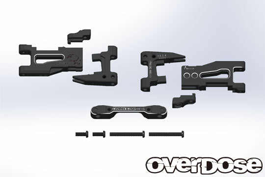 OD2137 Adjustable Aluminium Rear Suspension Arm 5 deg DP