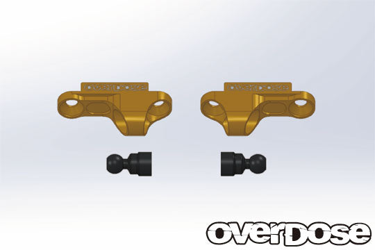 OD2265 Aluminium Shock Adjust Blck Type-2 Gold