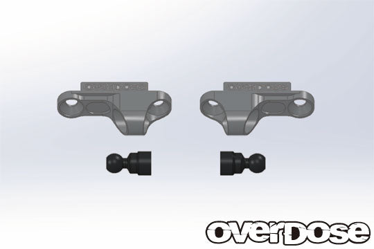 OD2266 Aluminium Shock Adjust Blck Type-2 Silver