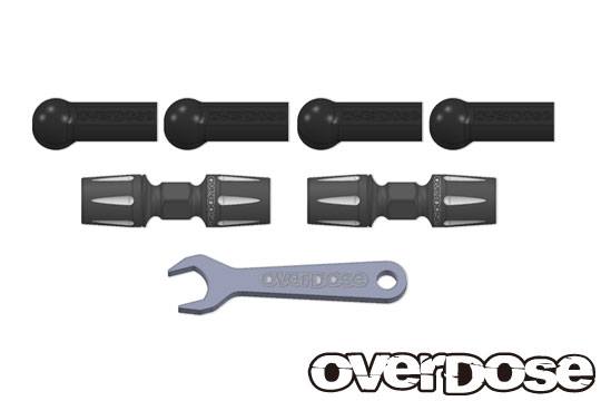 OD2423B Aluminum Pushrod Turn Buckle (For GALM/Black?