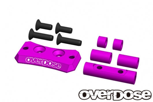 OD2441B Aluminum Cooling Fan Mount for Vacula II, GALM Purple