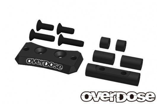 OD2443b Aluminum Cooling Fan Mount for Vacula II, GALM Black