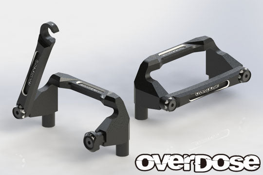 OD2527B Aluminum Battery Holider Set (For OD) Black