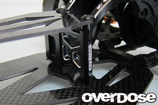 OD2608B Aluminium Brace Mount (For Galm / Black)