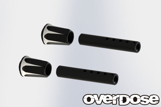 [PRE-ORDER] OD2662 Adjustable Aluminium Front Body Post (Black)
