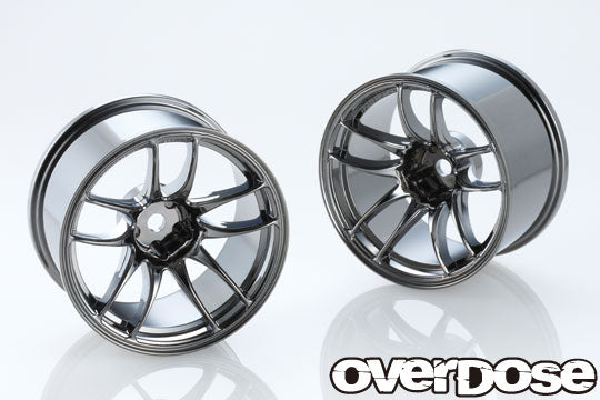 OD2837 WORK EMOTION CR Kiwami 30mm - BL Metal Chrome OFF +9