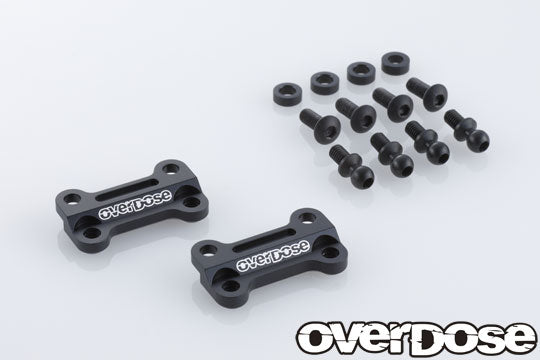 Overdose TC Alum. Front Upper Arm Bracket - Black Overdose TC Alum. Front Upper Arm Bracket - Black