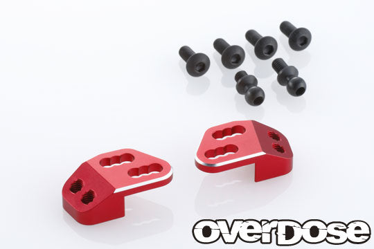 OD2849 TC Aluminium Rear Up Upper Bracket (RED)