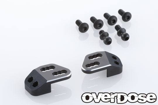 OD2850 TC Aluminium Rear Up Upper Bracket (Black)