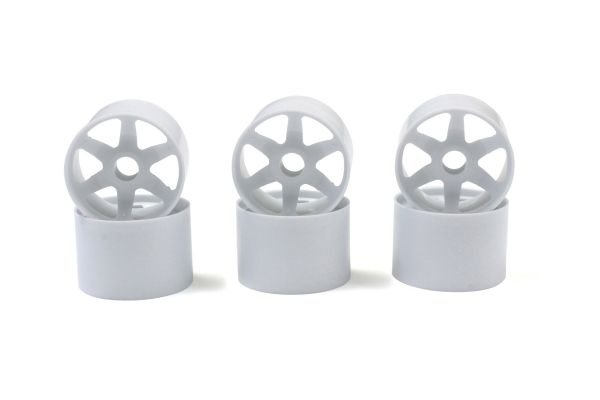 PZ301-6W Front Wheel (White/6pcs)