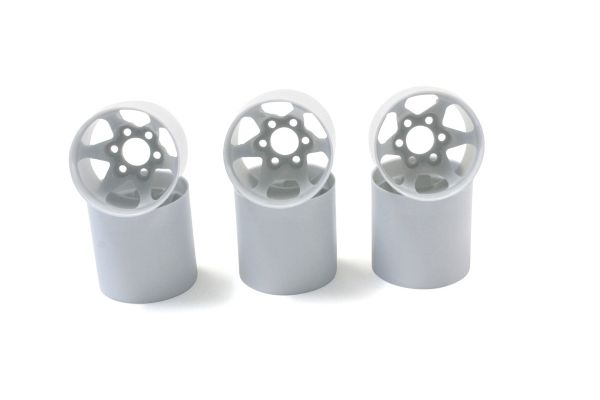 PZ302-6W Rear Wheel (White/6pcs)