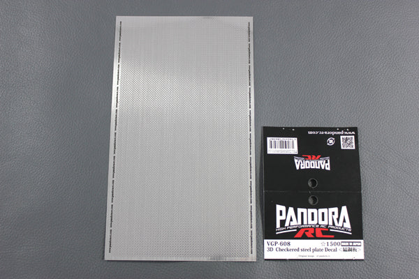 VGP-608 3D Checkered steel plate Decal