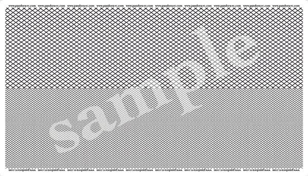 VGP-609 3D Cross Mesh Decal (Black)