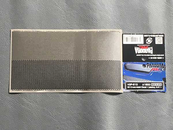 VGP-610 3D Cross Mesh Decal (Plating)