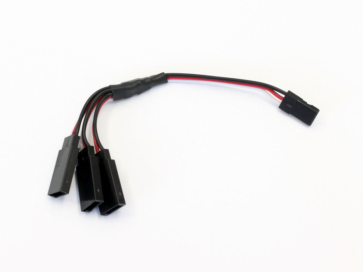 R246-8563 Servo Lead 1 Male 3 Female plugs