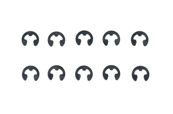 RC-E20B E-ring(2.0mm、Black、10pcs. )