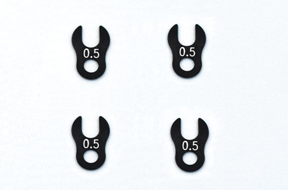 RC-KS105 Alu. Crab Spacer 1H type(0.5mm thickness,4pcs.)