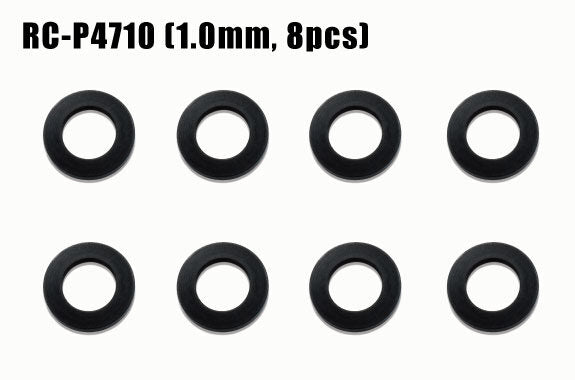 RC-P4710 POM Φ4mm × Φ7mm spacer (1.0mm thickness, 8 pieces)