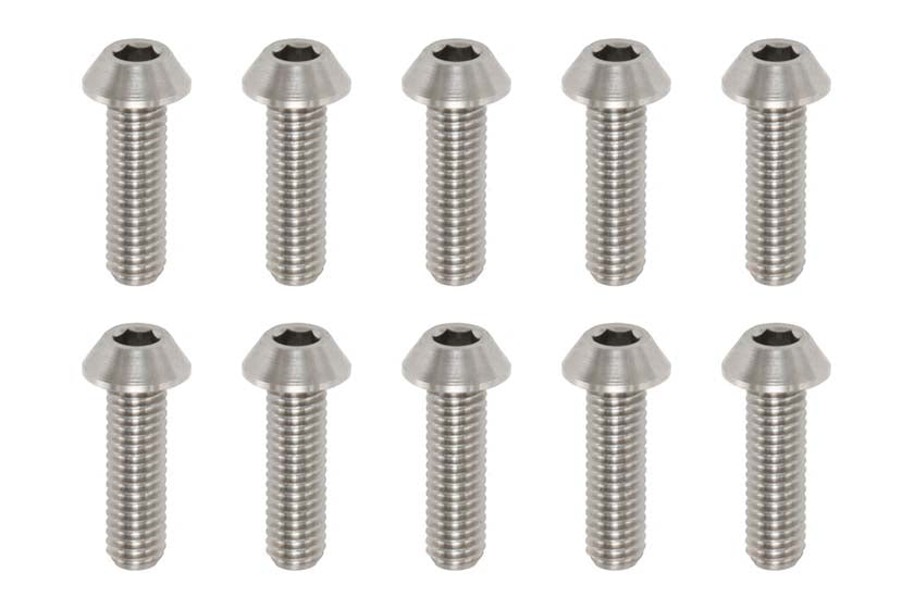 RP-041101 High Precision Machined Titanium Button Head Socket Sc