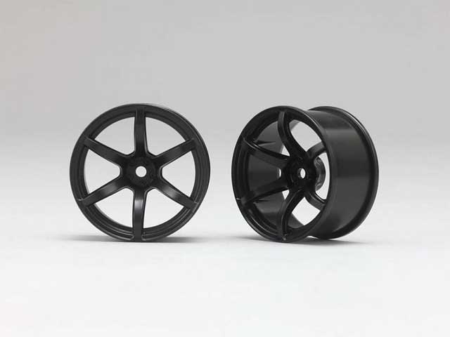 RP-6213B8A RP Drift Wheel 02 6 SPoke Offset 8mm / 2pcs / Black