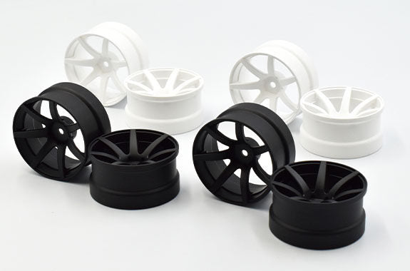 RW-JD7MW6 Drift Wheel Matt White(Offset 6mm、2pcs)