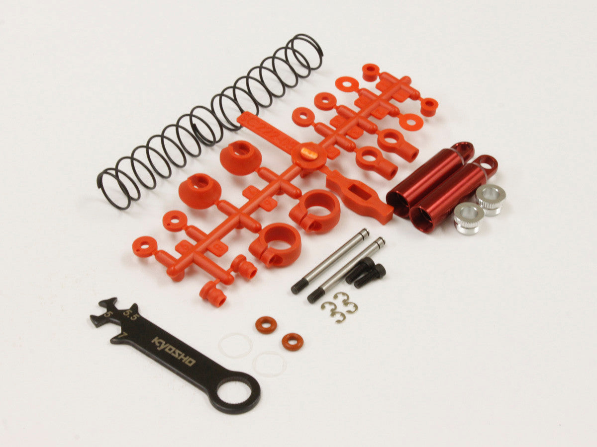 SC223R Rear Shock Set Red Tomahawk