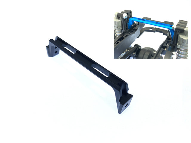 SCC-6BK Aluminum Rear Towerbar (Tamiya CC-02) Black