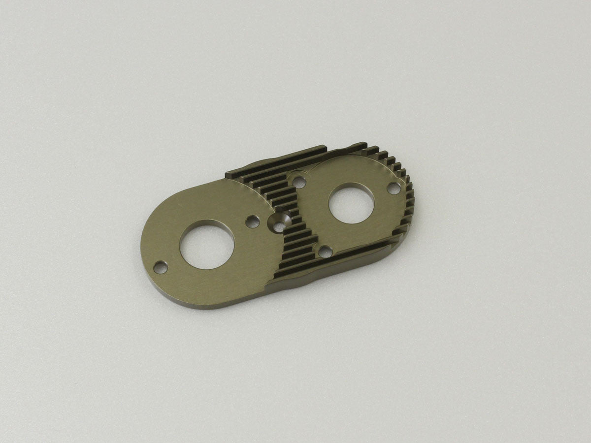 SCW011GM CNC Motor Plate (Gun Metal / Scorpion 2014)